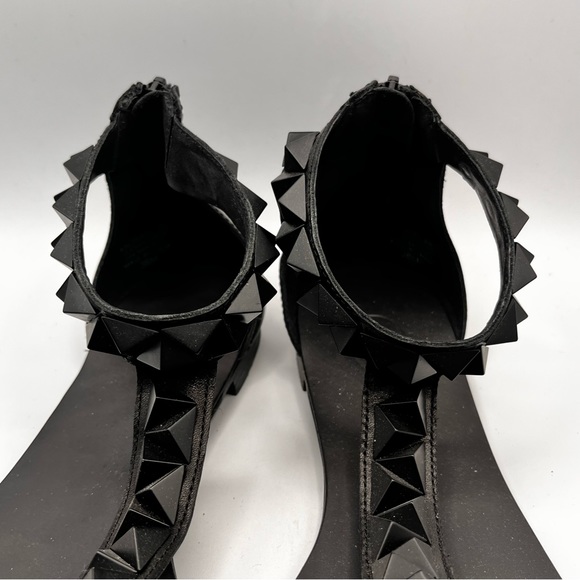 ASH BLACK LEATHER SANDALS - Picture 4 of 13